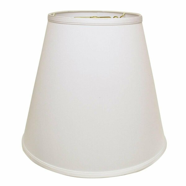 Homeroots 16 in. White Deep Empire No Slub Lampshade 470018